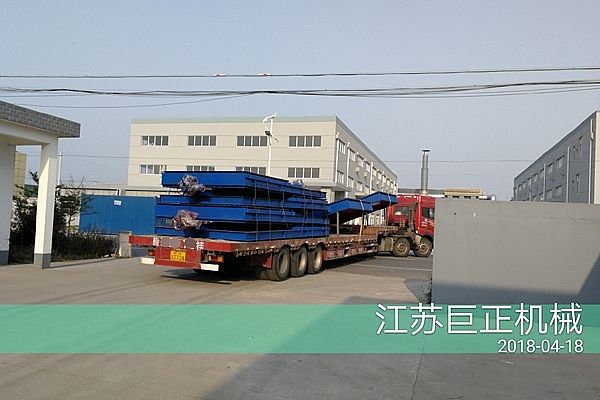 方形擋板門（寬11M）完工，發(fā)貨了